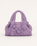 Lavender Bloom Crochet Mini Bag